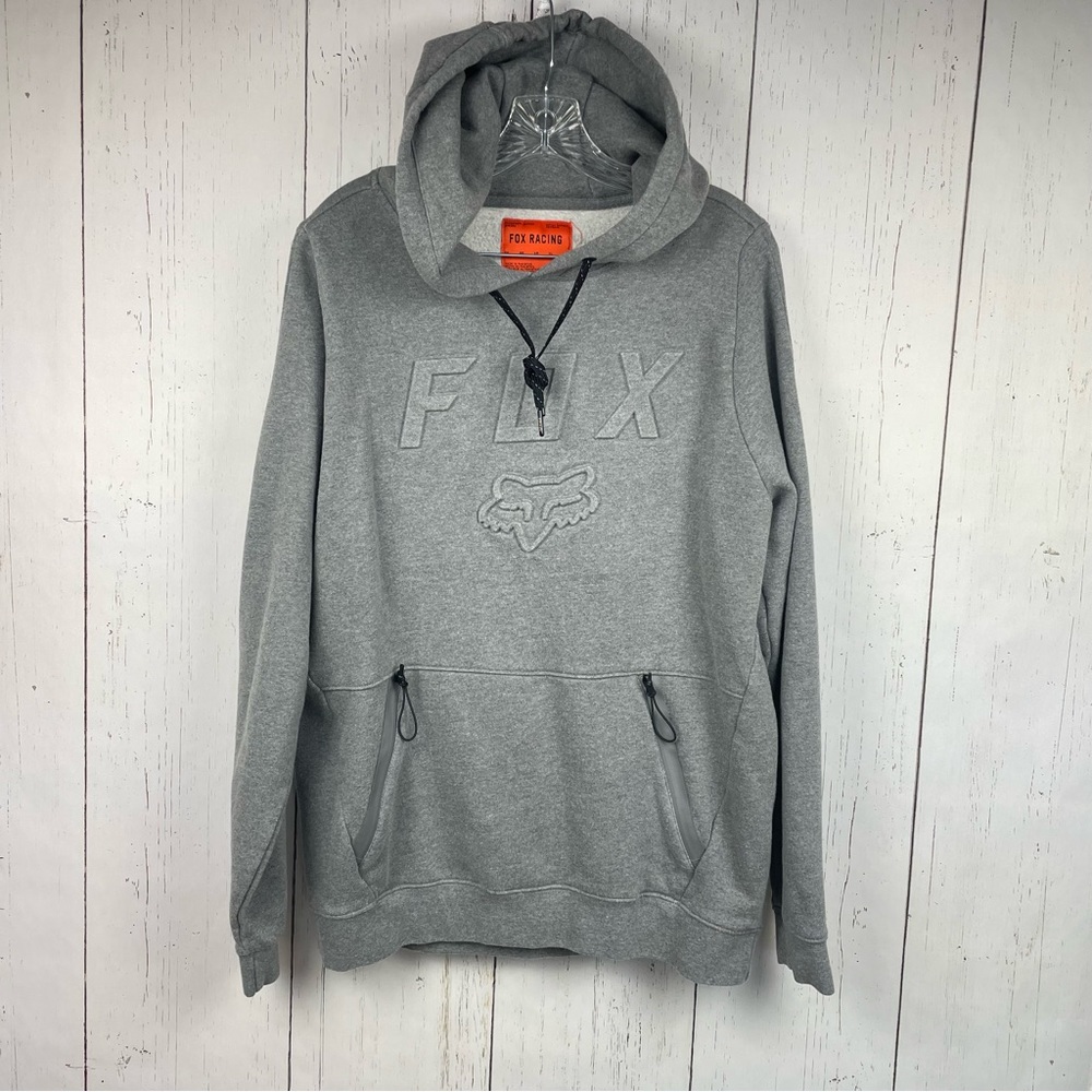 Fox Racing Raised Logo Hoodie Sweatshirt